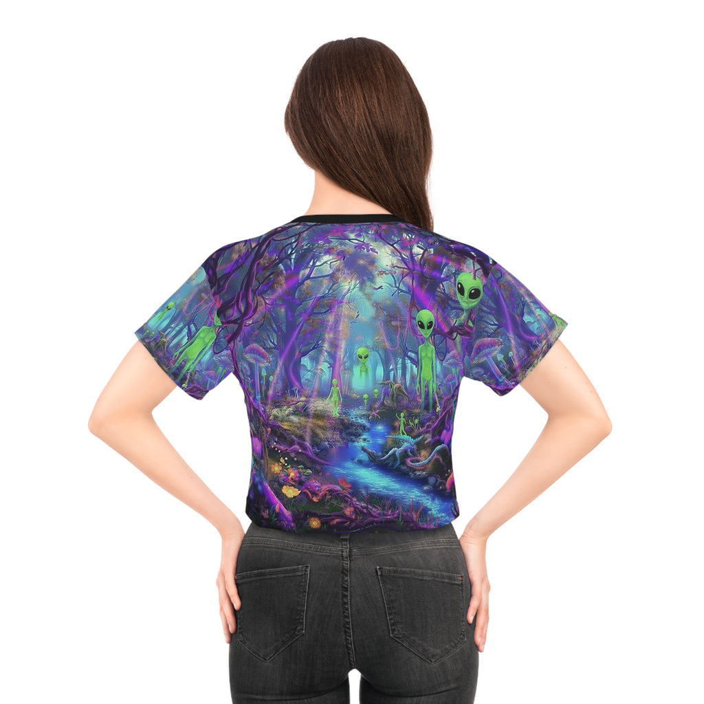 Alien Takeover Crop Top