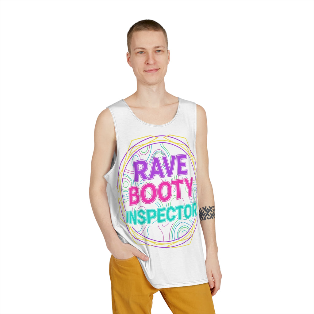 Retro Rainbow Graphic Men’s Tank — “Love Every Story” Casual Summer Muscle Tee