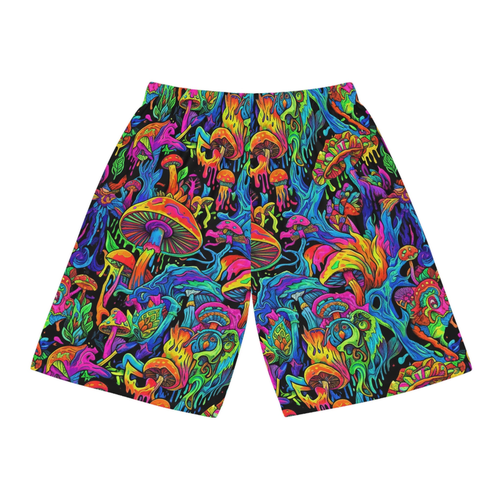 Psychedelic Mushroom Basketball Shorts