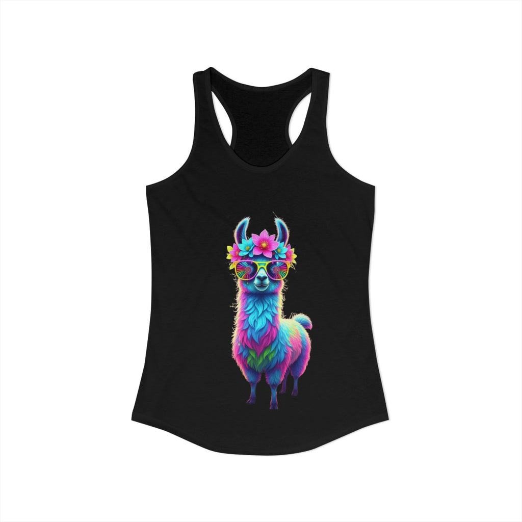 Women's No Drama Llama Razor Back Tank