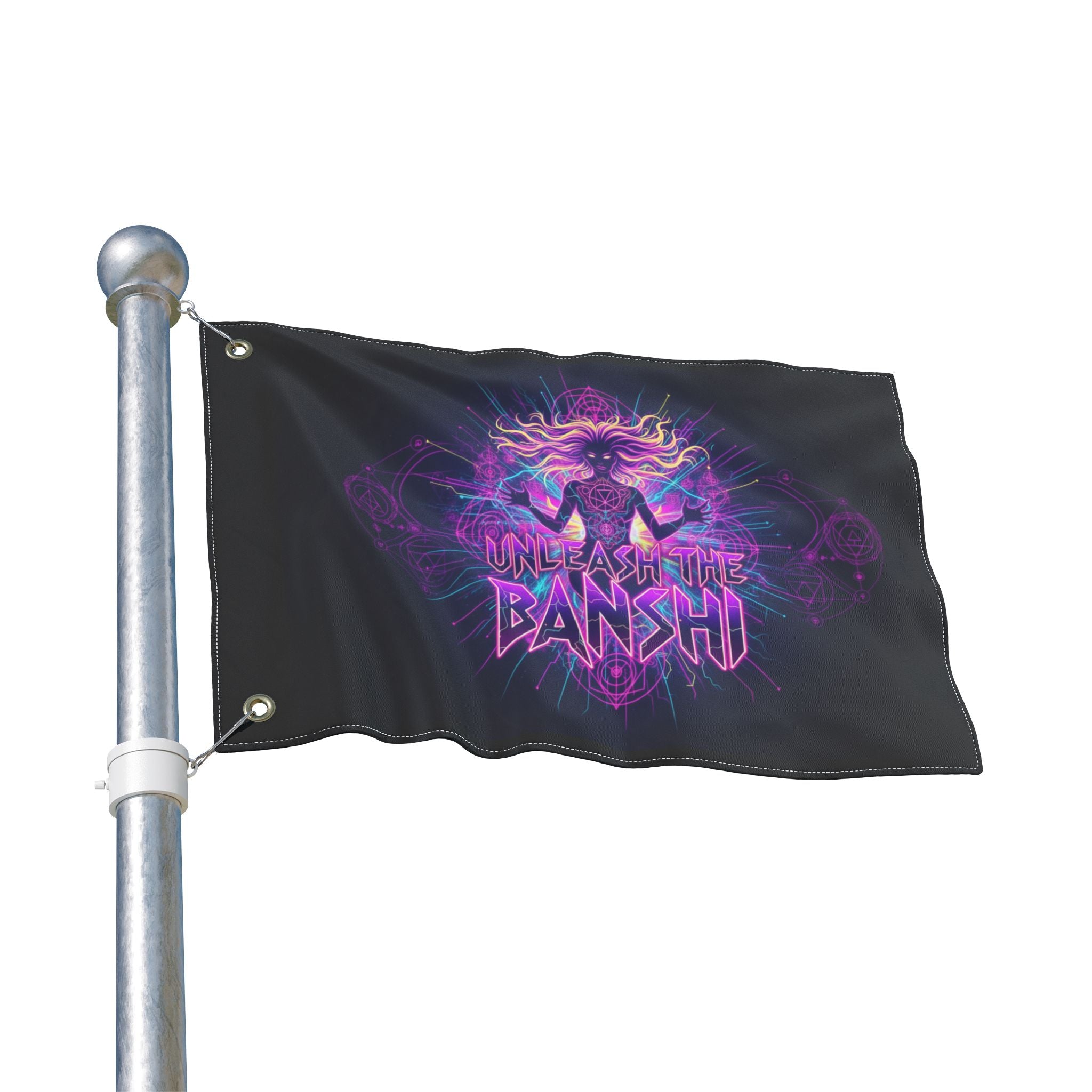 Unleash the Banshi Rave Flag