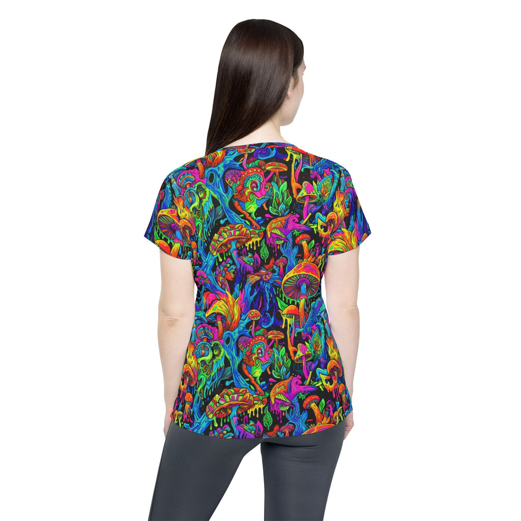 Psychedelic Mushroom All-Over Print Women's Jersey