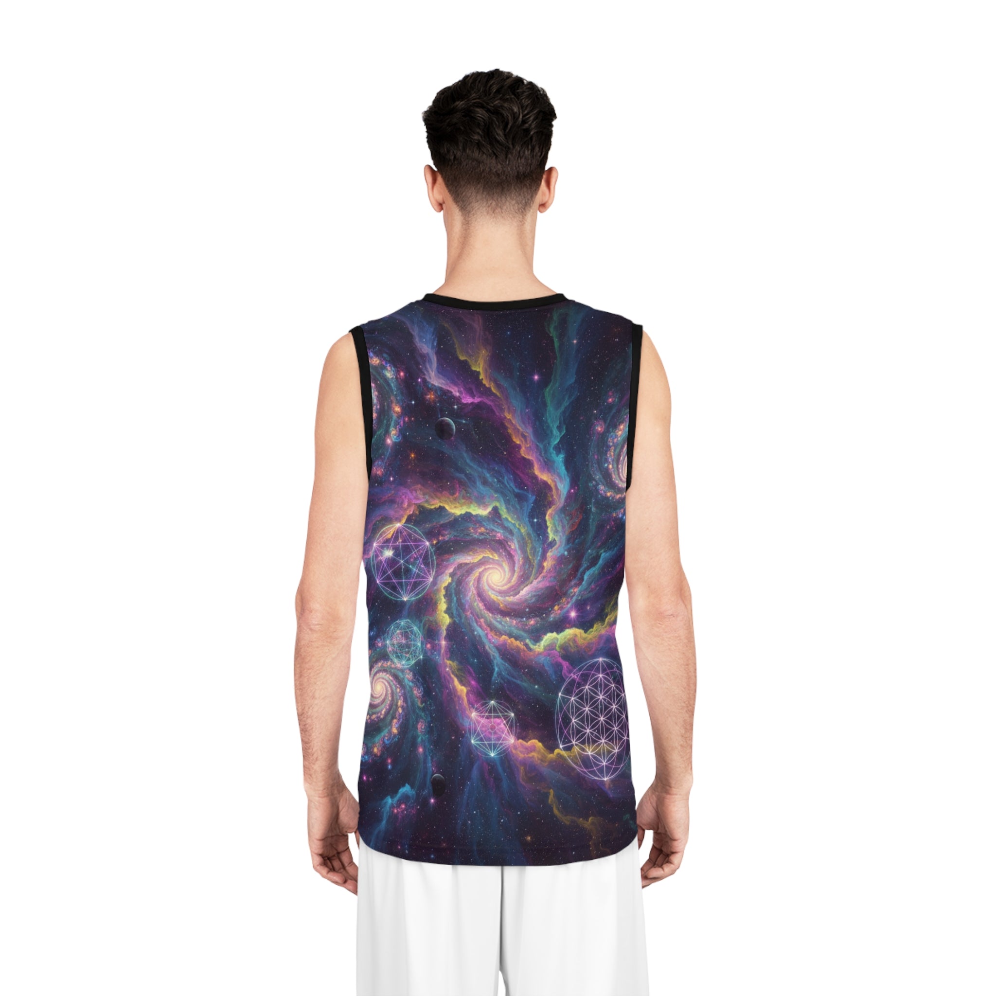 Galaxy Spiral Basketball Jersey