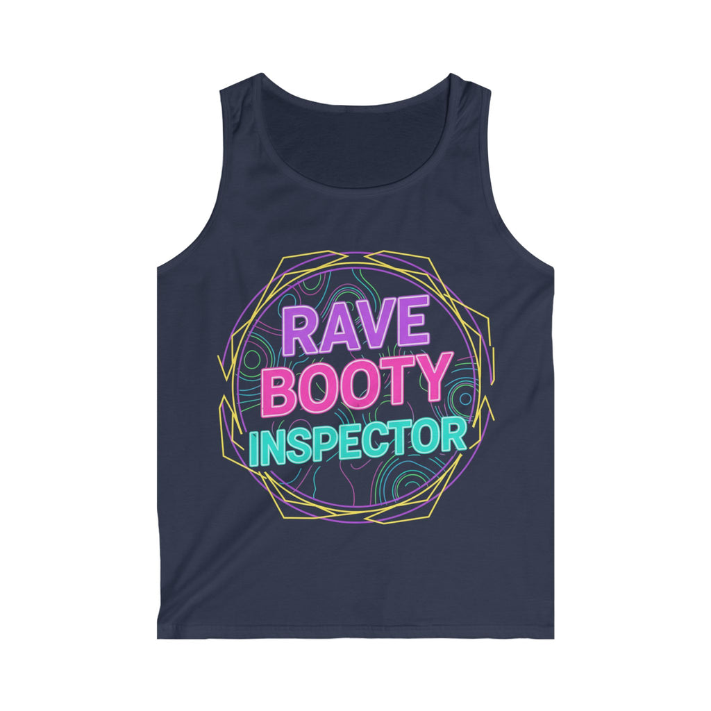 Rave Booty Inspector Tank Top — Neon Festival Party Shirt