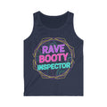 Rave Booty Inspector Tank Top — Neon Festival Party Shirt