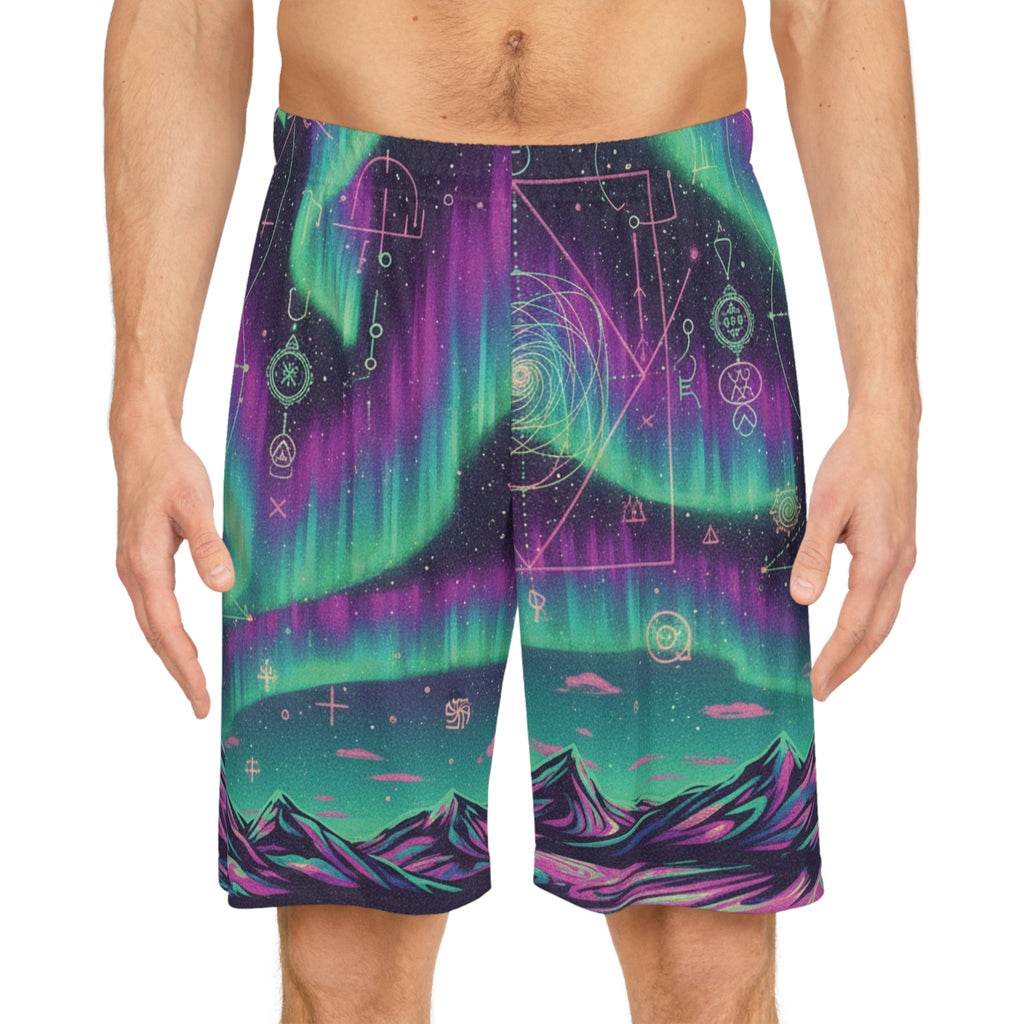 Aurora Constellation Basketball Shorts
