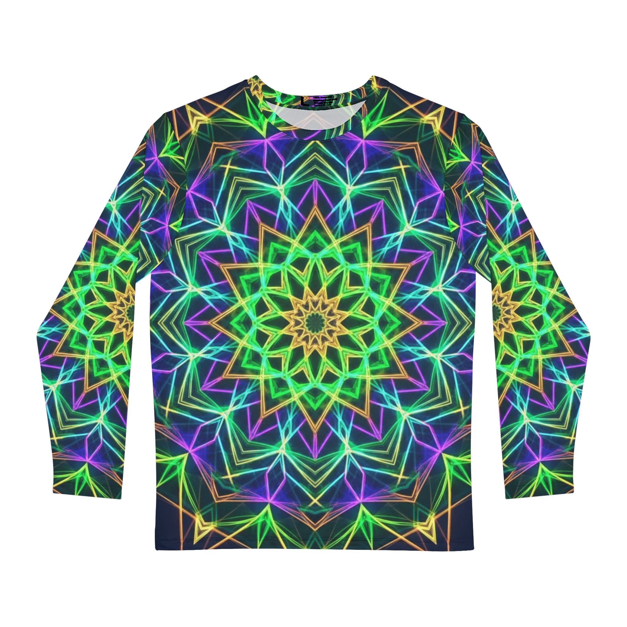 Kaleidoscope Mandala Long Sleeve Shirt
