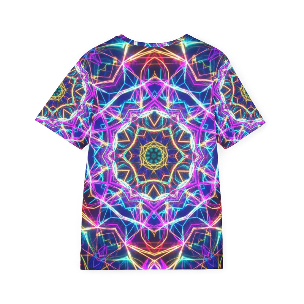 Neon Kaleidoscope Men's Sports Jersey
