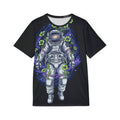 Astronaut Floral Jersey — Space Galaxy Graphic Sports Tee