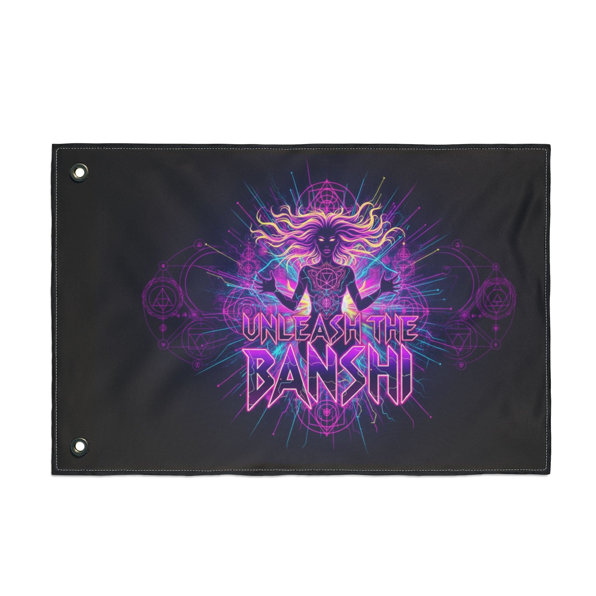Unleash the Banshi Rave Flag