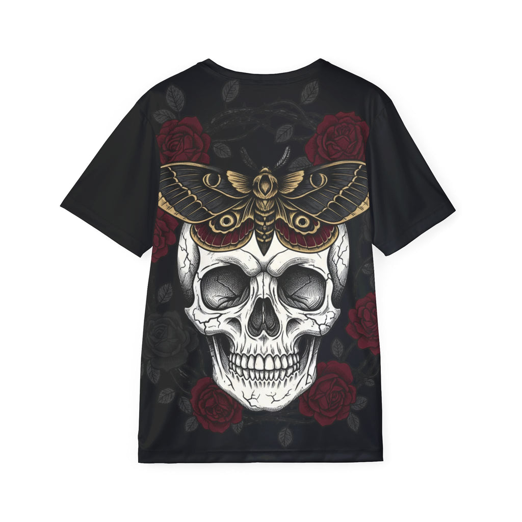 Skull & Moth Sports Jersey - Gothic Rose All-Over Print