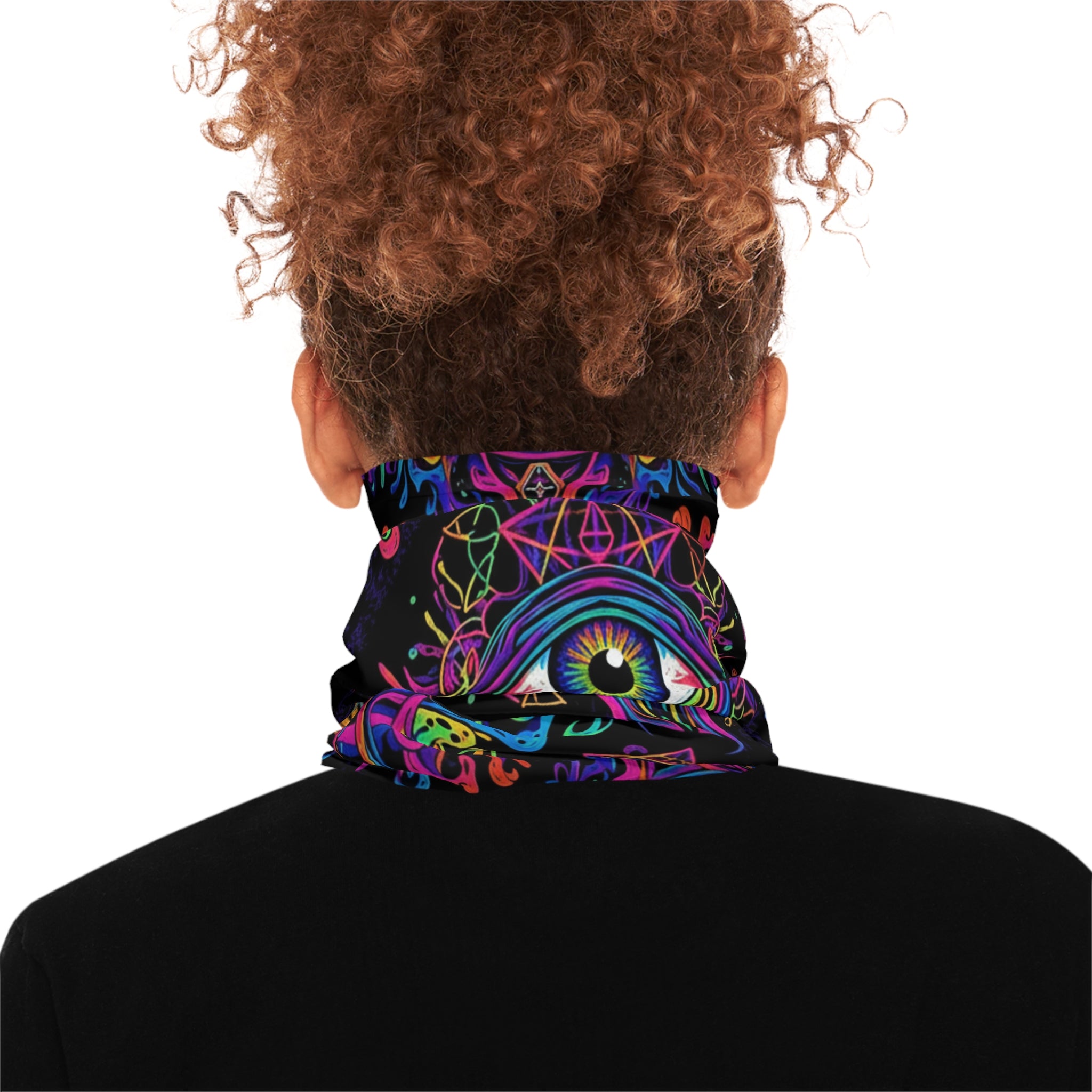 Psychedelic Third Eye Neck Gaiter