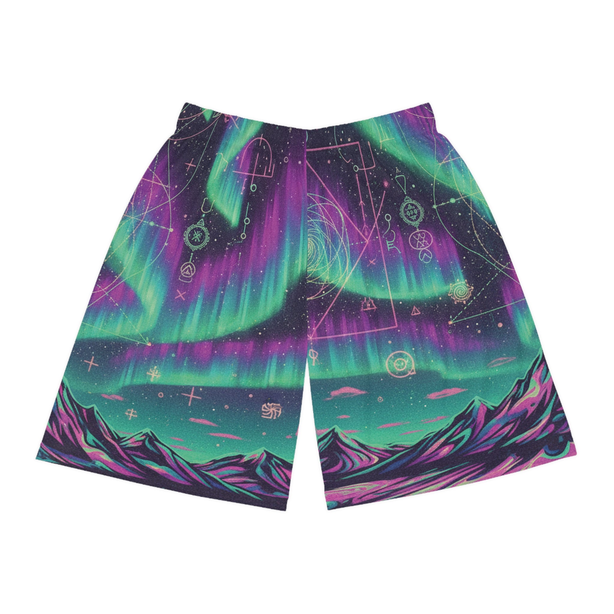 Aurora Constellation Basketball Shorts