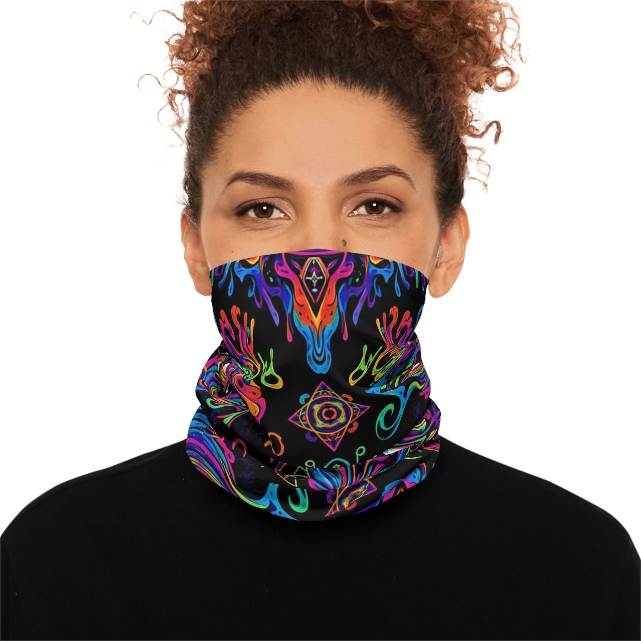Psychedelic Third Eye Neck Gaiter