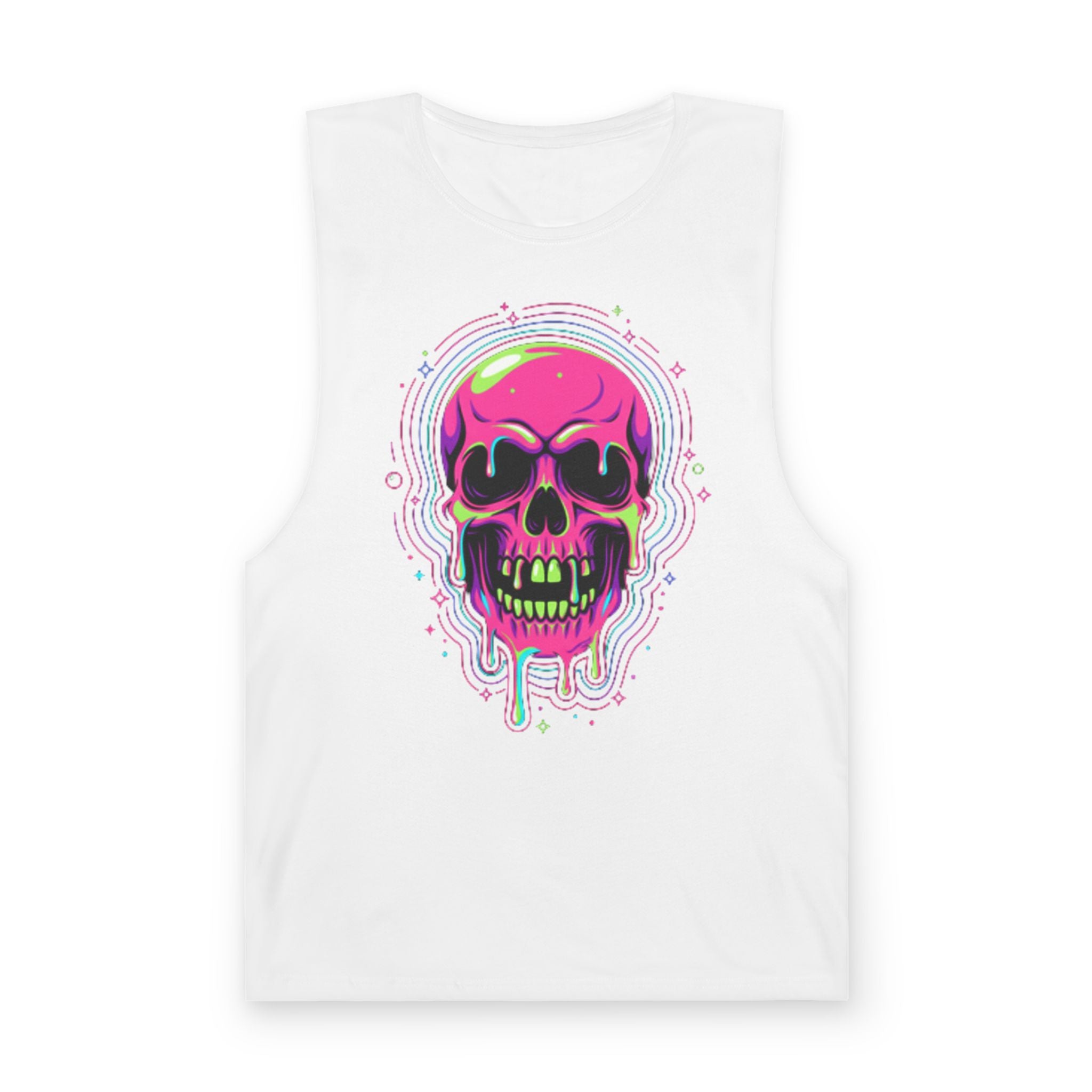 Acid Trip Skull Collection Graphic Muscle Tank