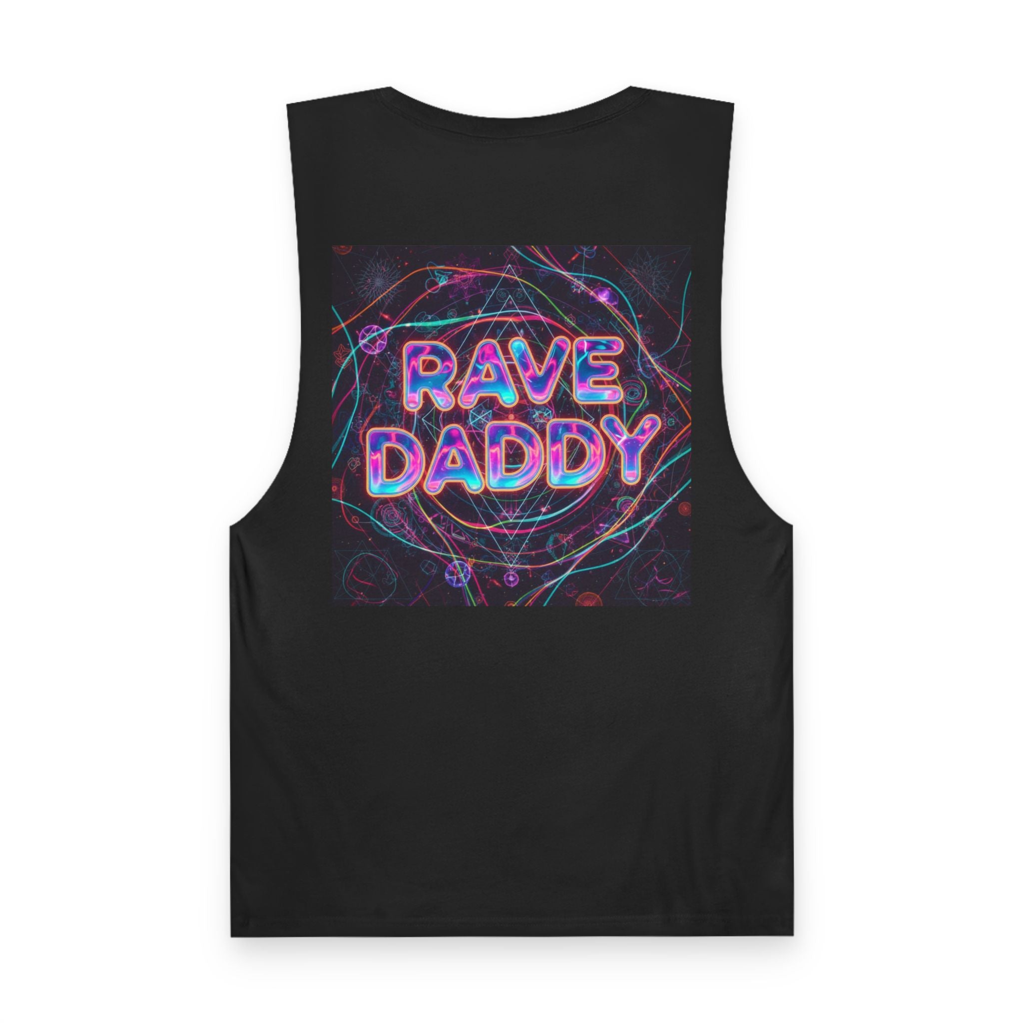 Rave Daddy Tank Top — Neon Psychedelic EDM Festival Muscle Tee
