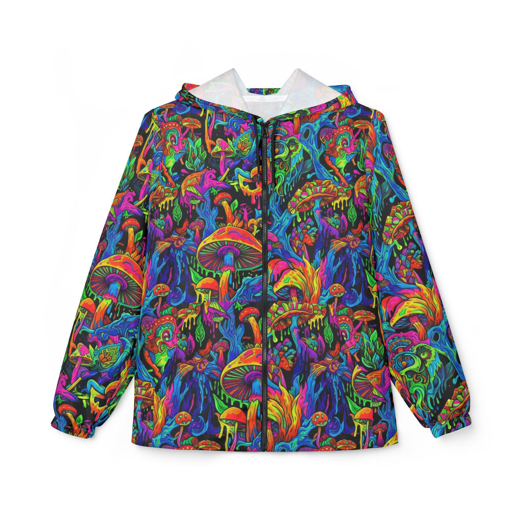 Psychedelic Mushroom Windbreaker Jacket