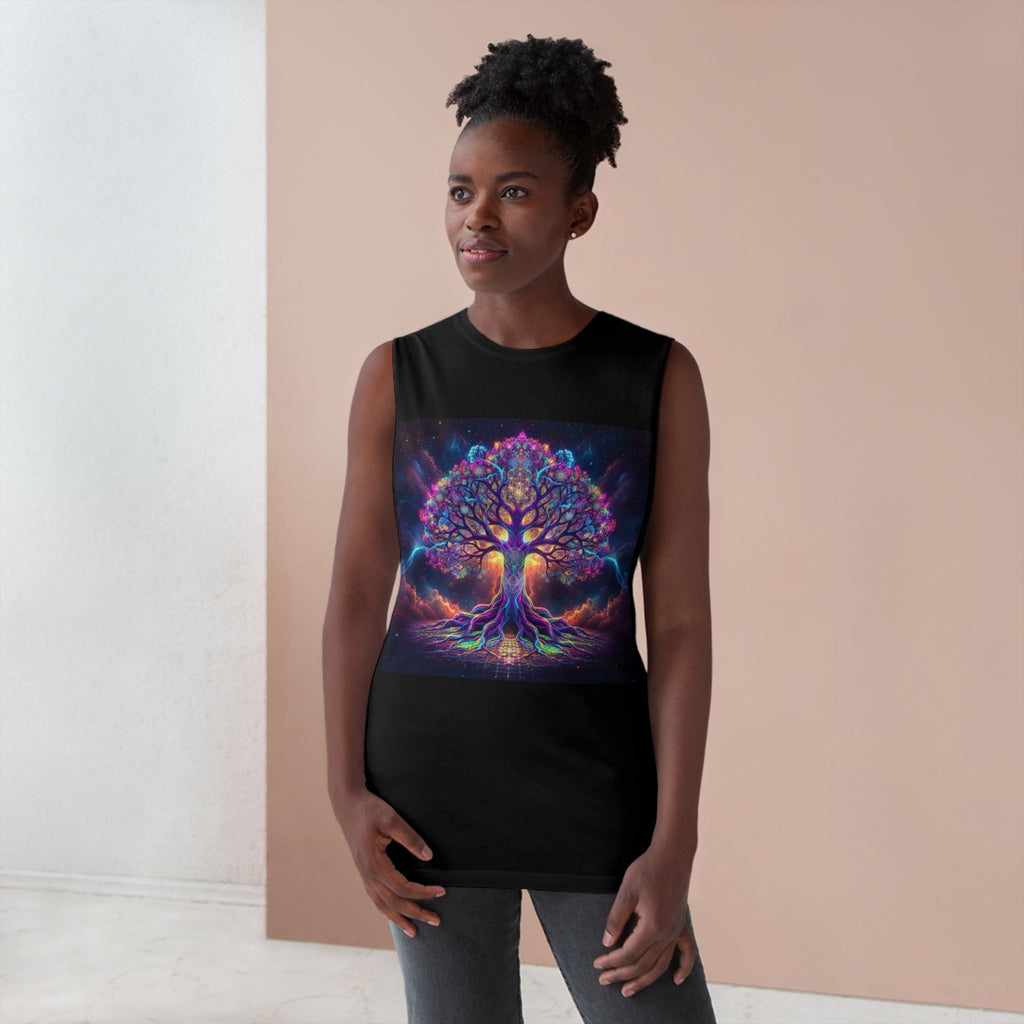 Psychedelic Tree of Life Collection Muscle Tank Top