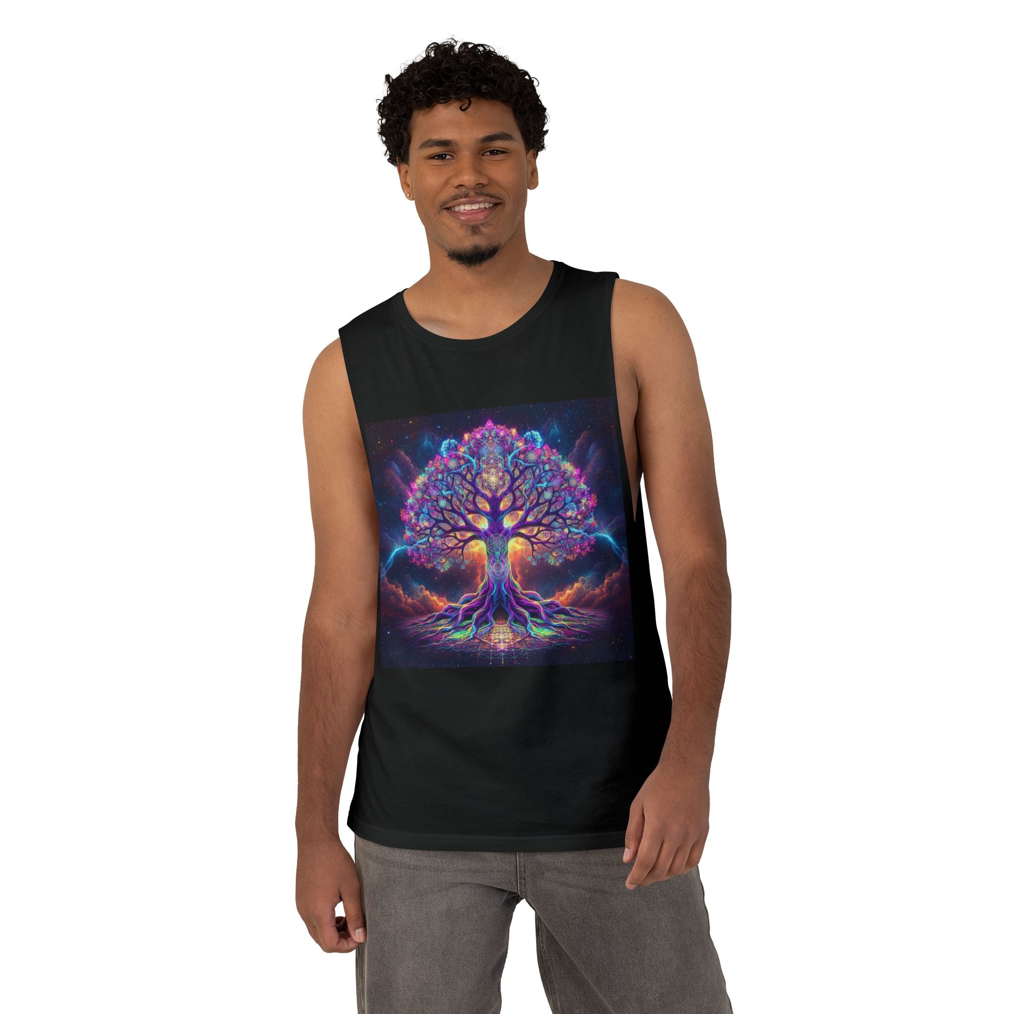 Psychedelic Tree of Life Collection Muscle Tank Top