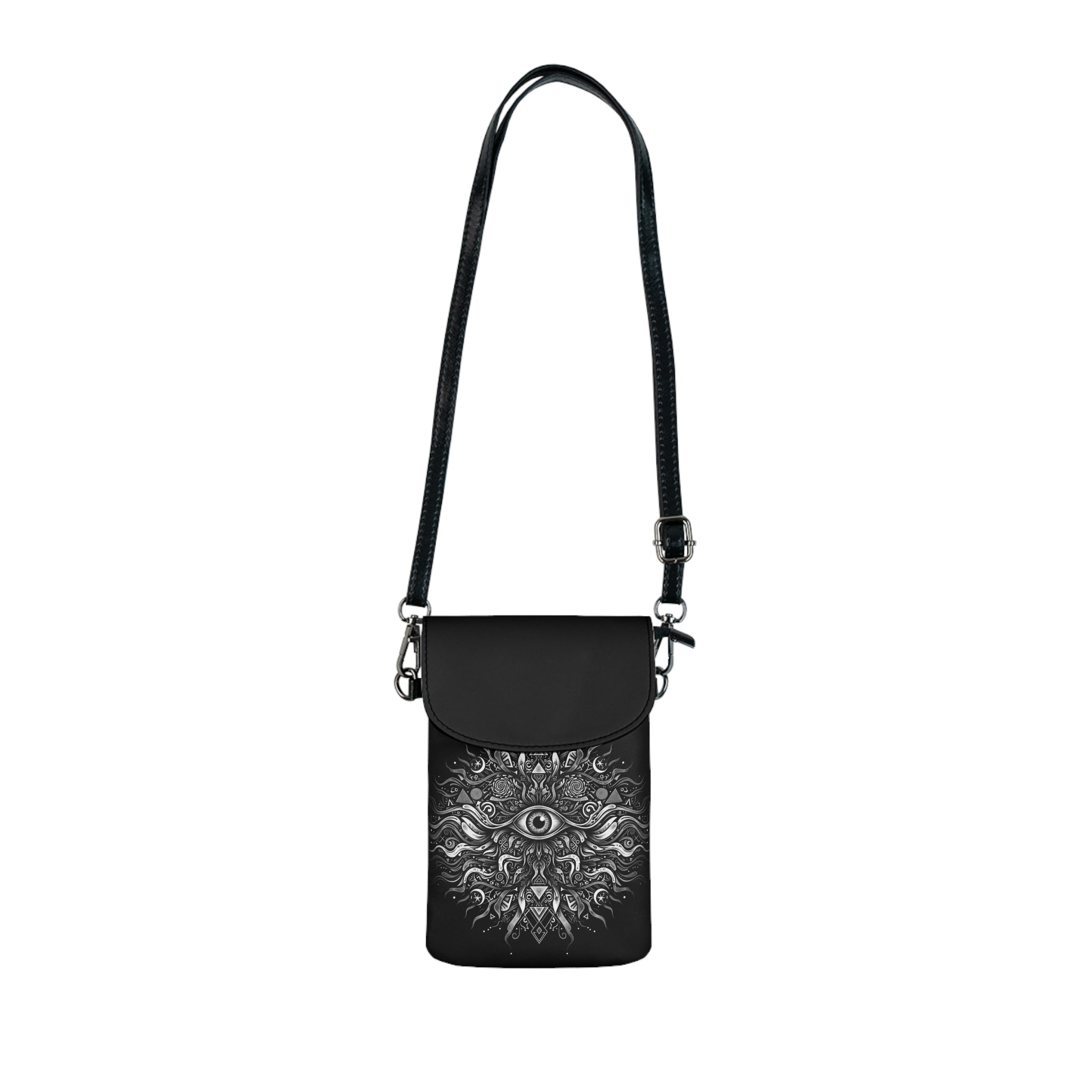 Mystical Eye Mandala Collection Crossbody Phone Wallet