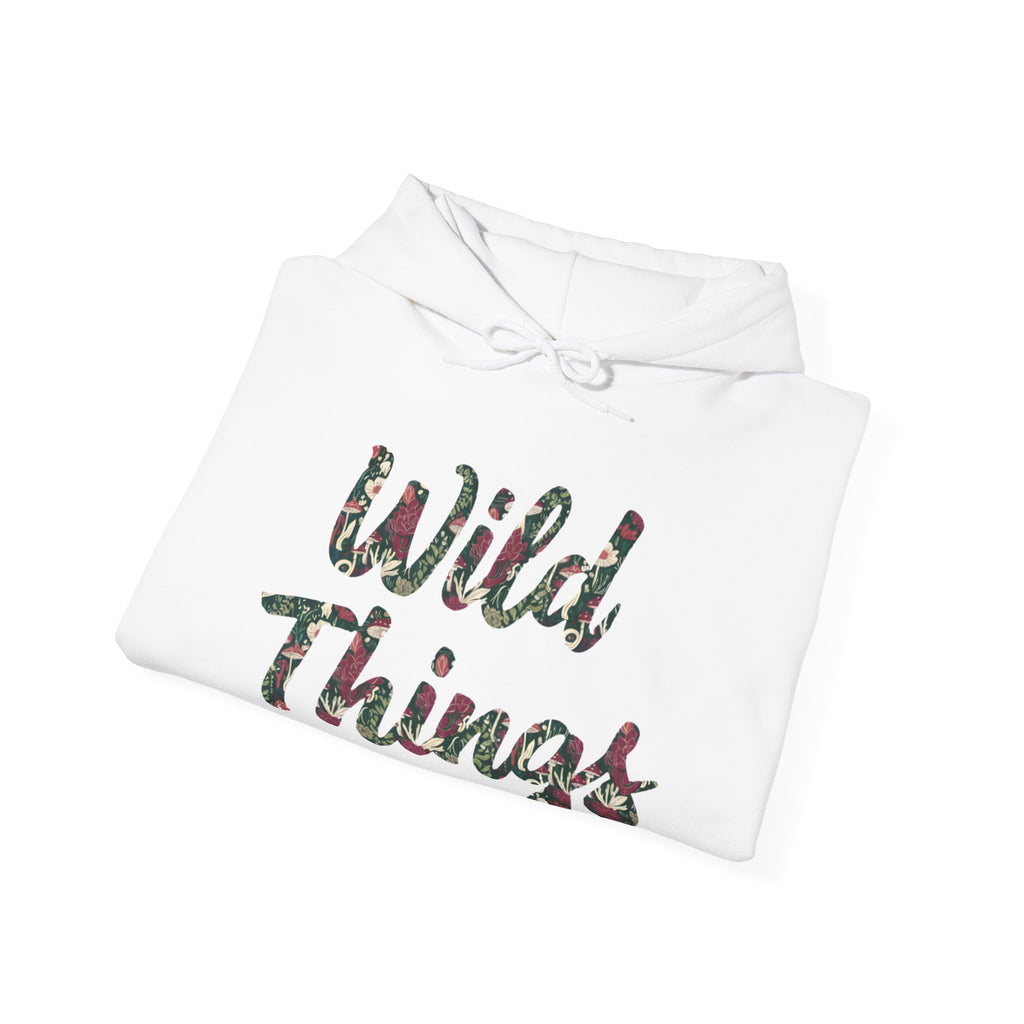 Wild Things Floral Mushroom Hoodie Sweatshirt