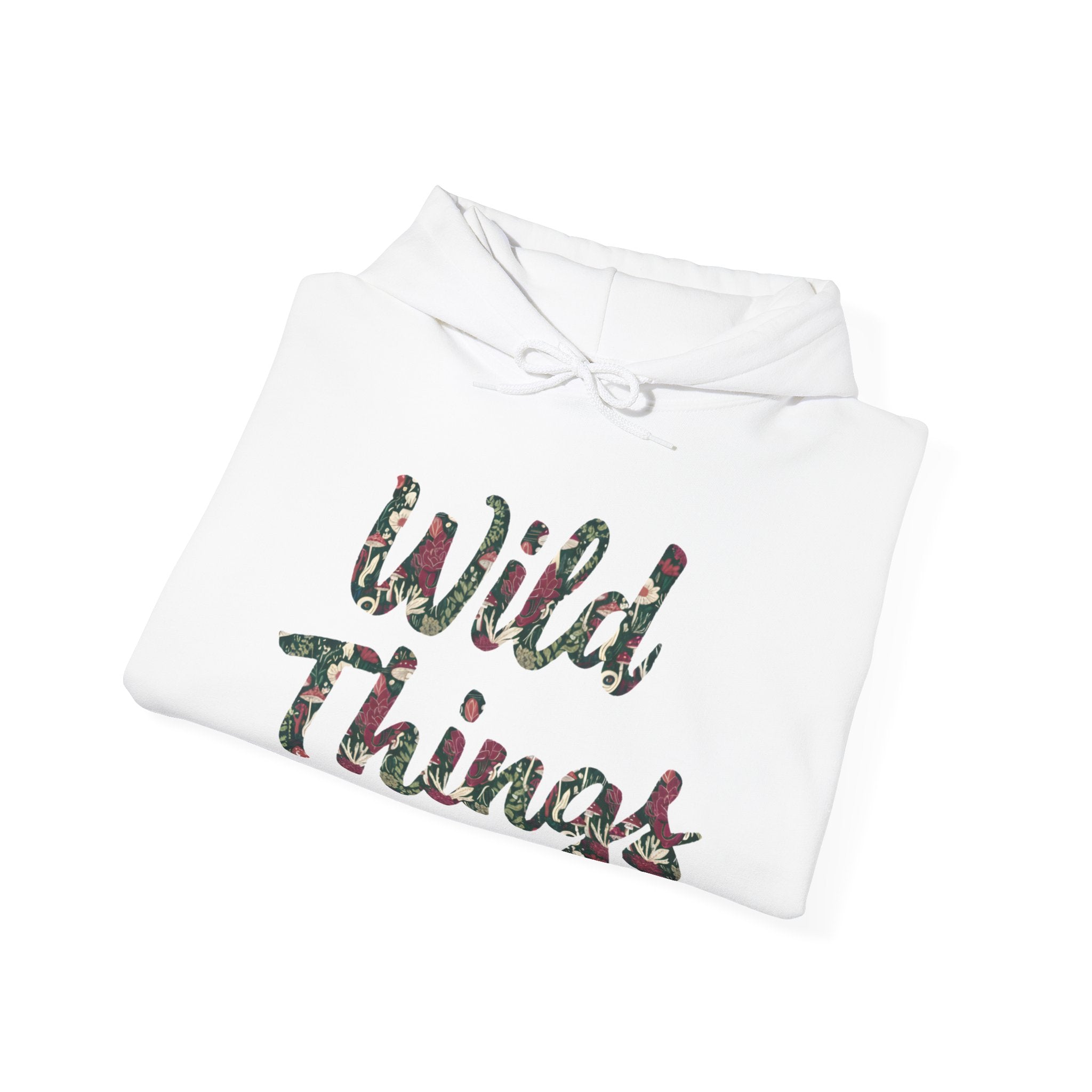 Wild Things Floral Mushroom Hoodie Sweatshirt