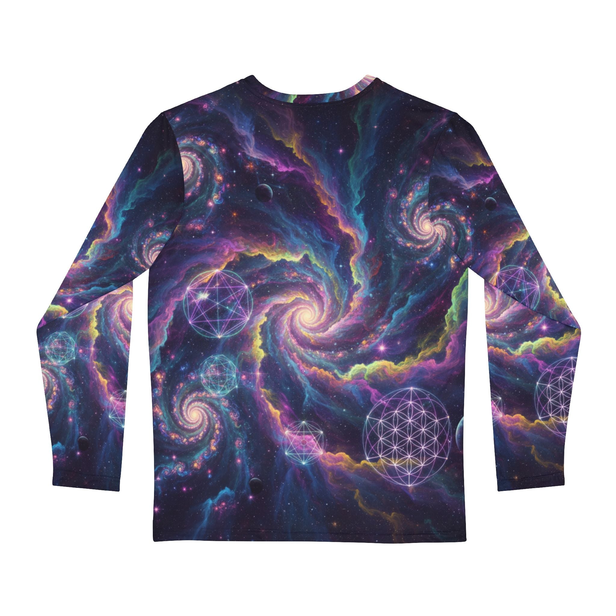 Galaxy Spiral Long Sleeve Shirt