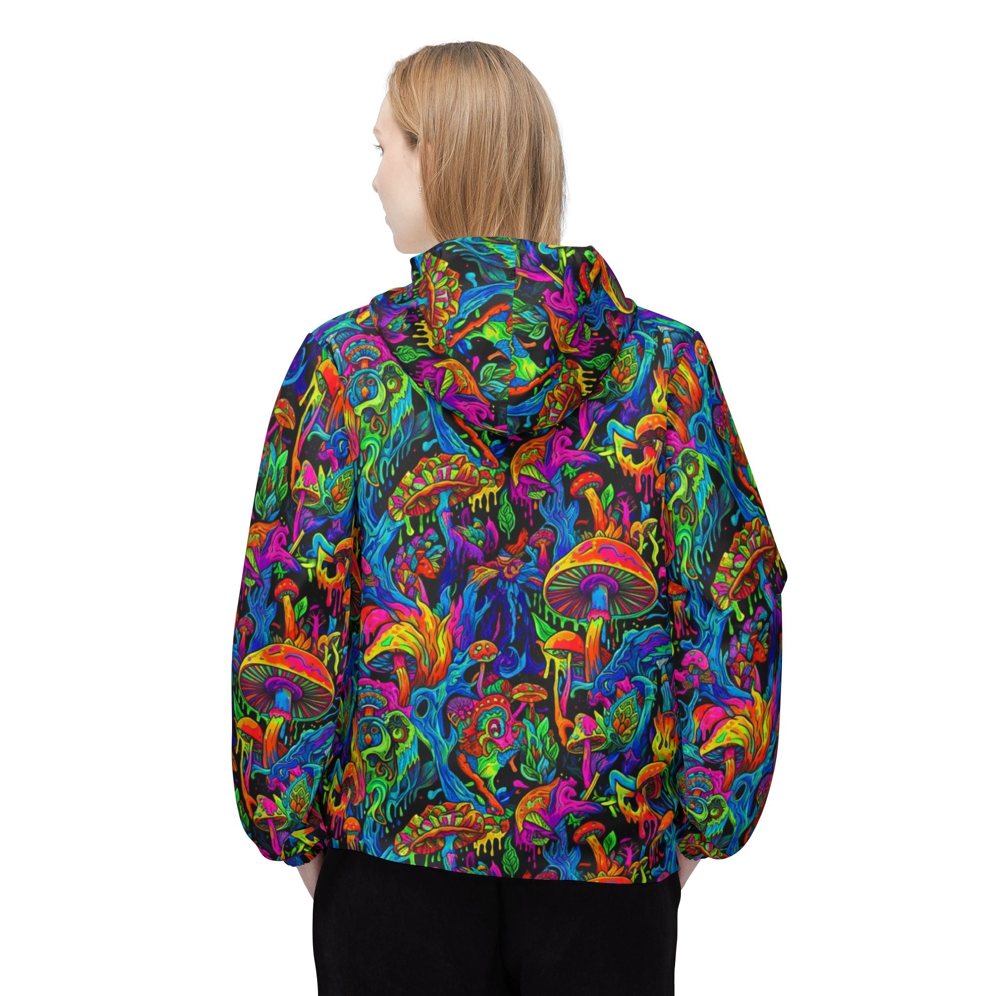 Psychedelic Mushroom Windbreaker Jacket