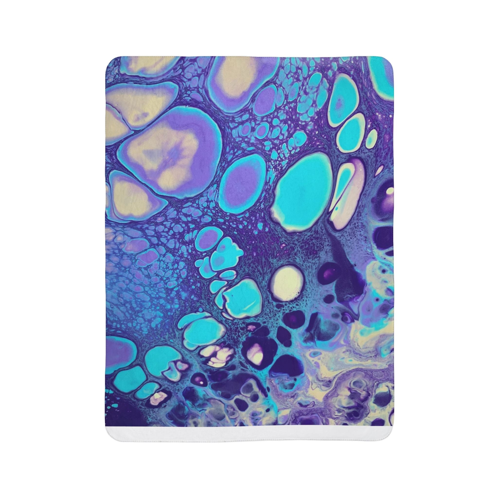 Bespattered Facade Persephone Fleece Sherpa Blanket | 2 Colors & Sizes