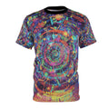Psychedelic Cosmic Vortex Tee — All-Over Print Graphic Shirt