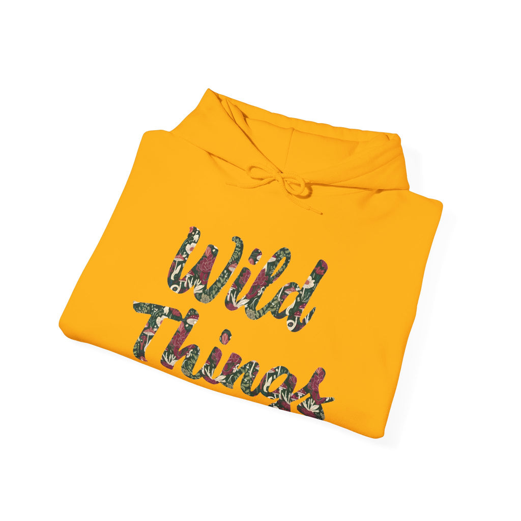 Wild Things Floral Mushroom Hoodie Sweatshirt