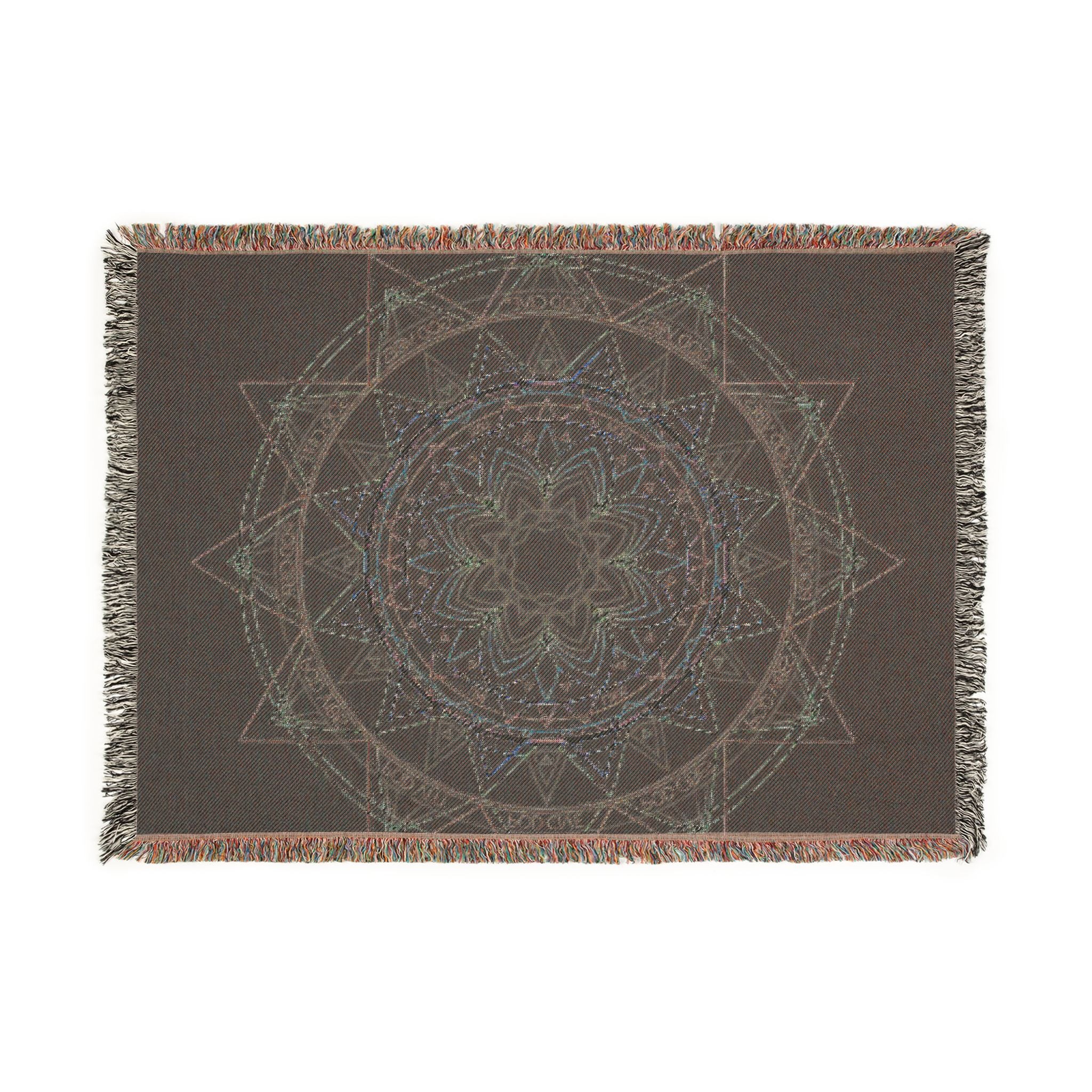 Afghan Woven Blanket — Cozy Handwoven Throw