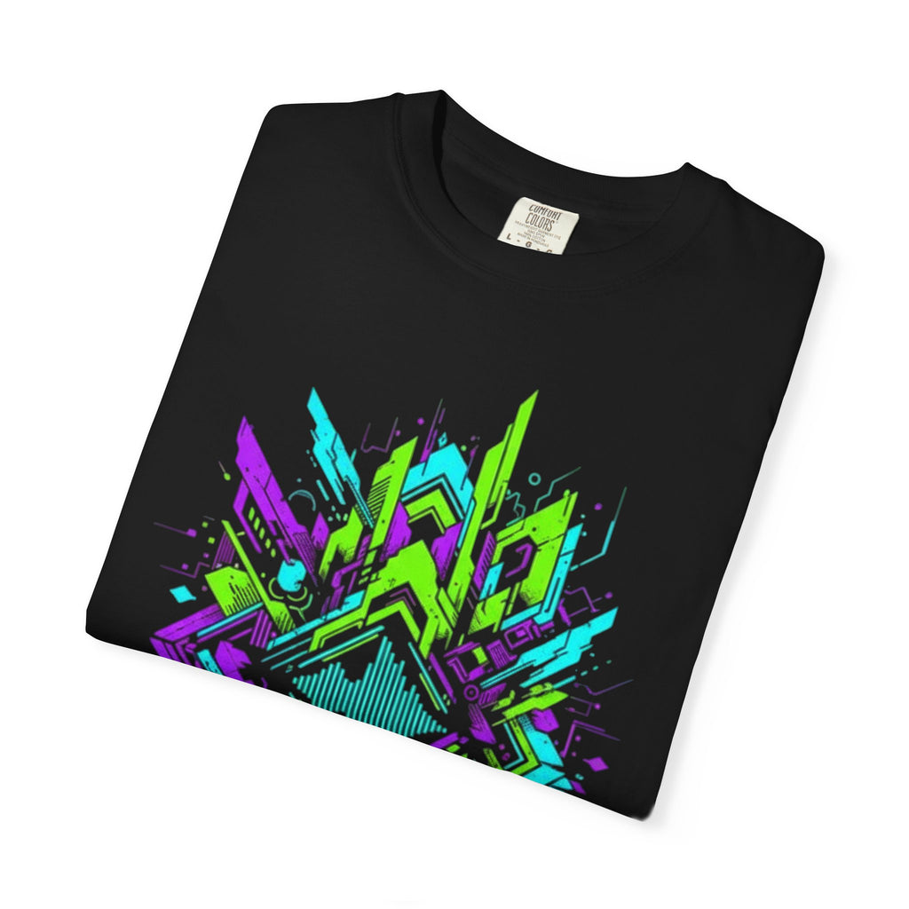 Neon Geometric Riddim T-Shirt