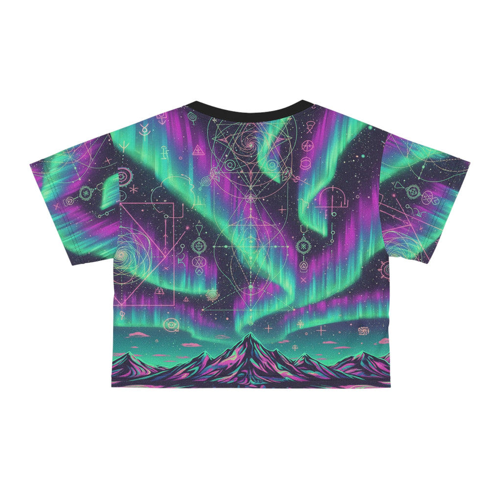 Aurora Mountain Crop Tee