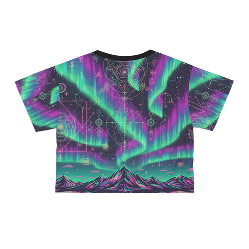 Aurora Mountain Crop Tee