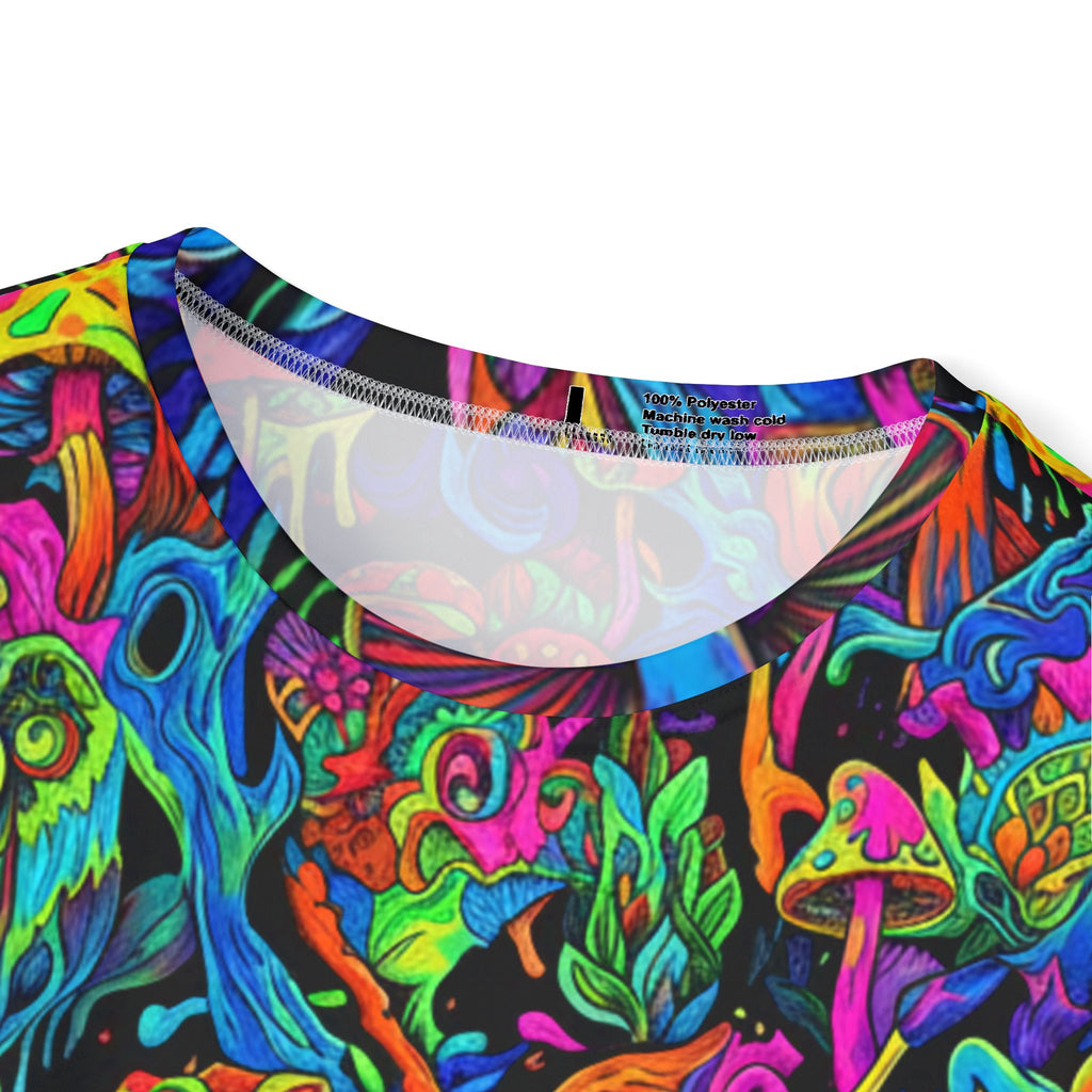 Psychedelic Mushroom  Neon Trippy Festival Jersey