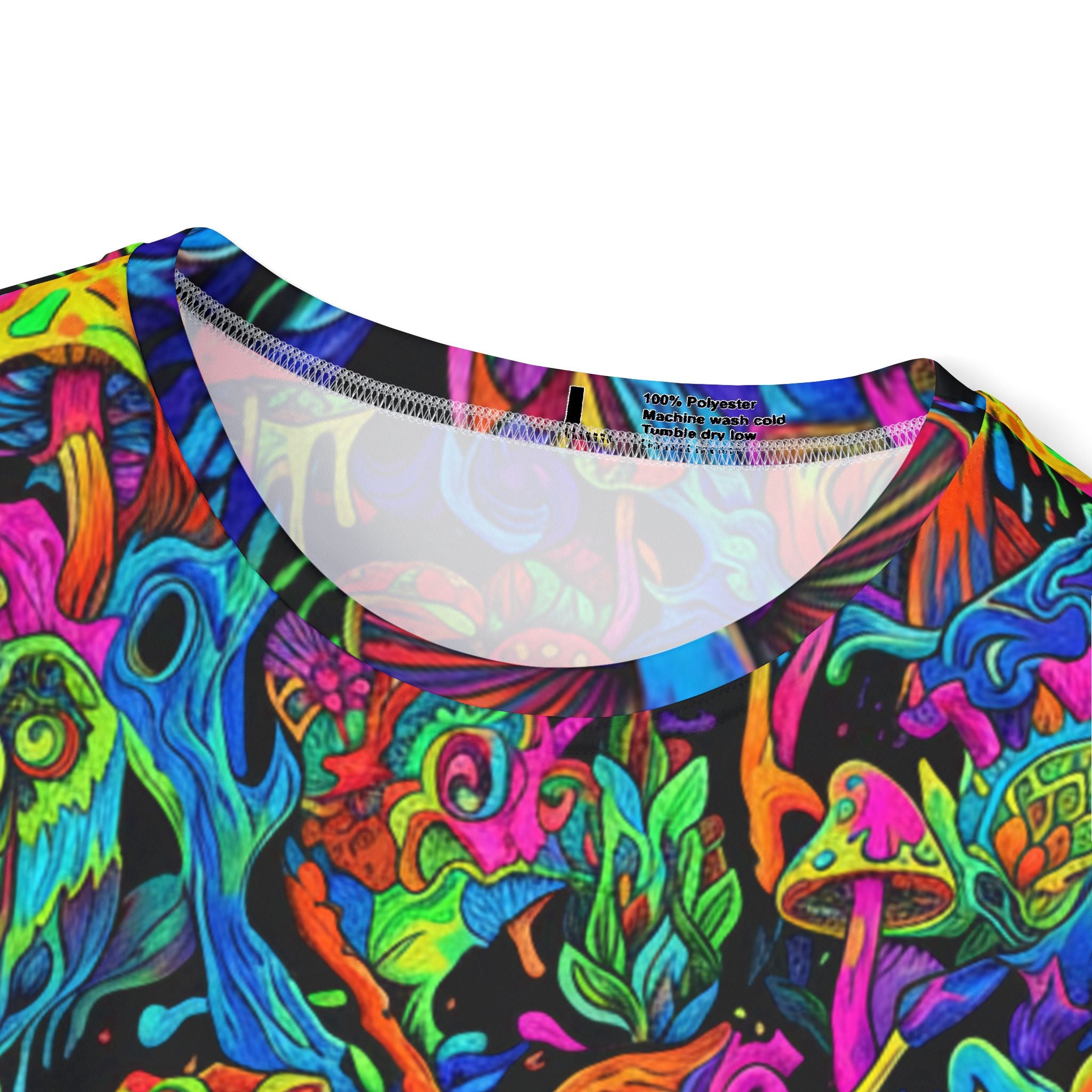 Psychedelic Mushroom  Neon Trippy Festival Jersey