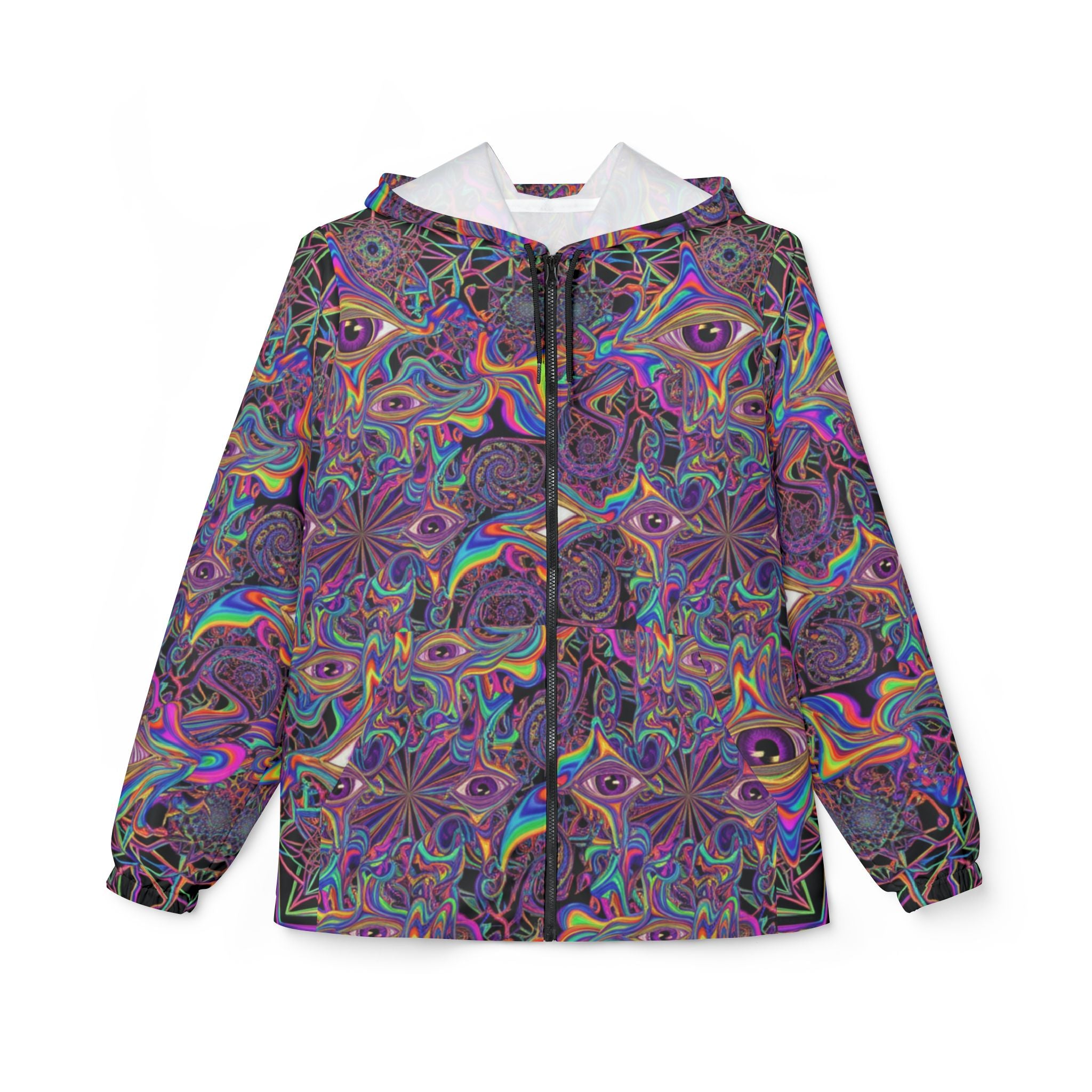 Psychedelic Kaleidoscope Windbreaker Jacket