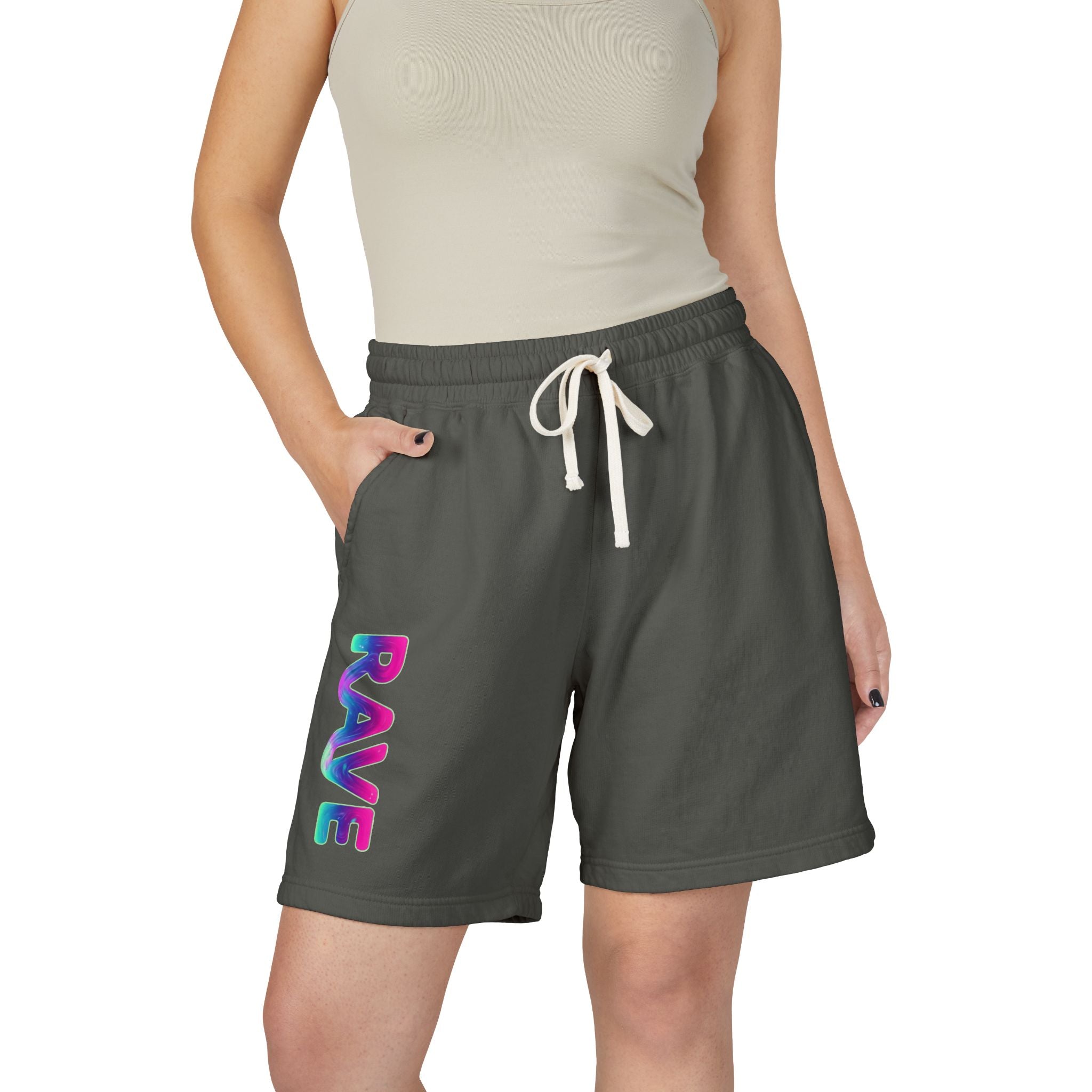 Rave Neon Gradient Sweat Shorts