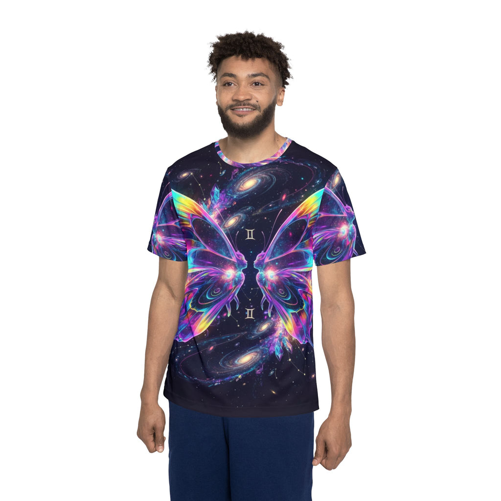 Galaxy Butterfly Gemini Men's Jersey