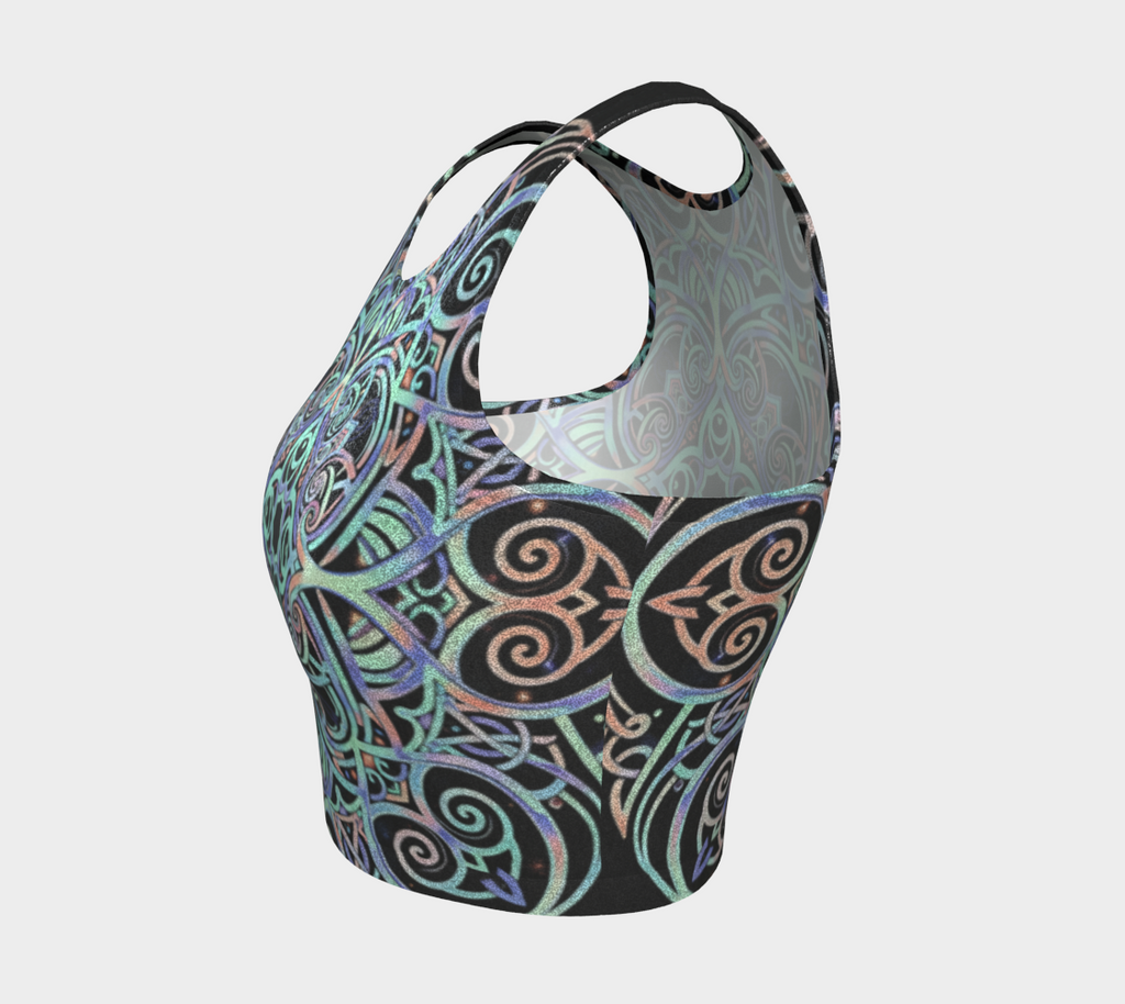 Celtic Womens Shimmer Crop Top