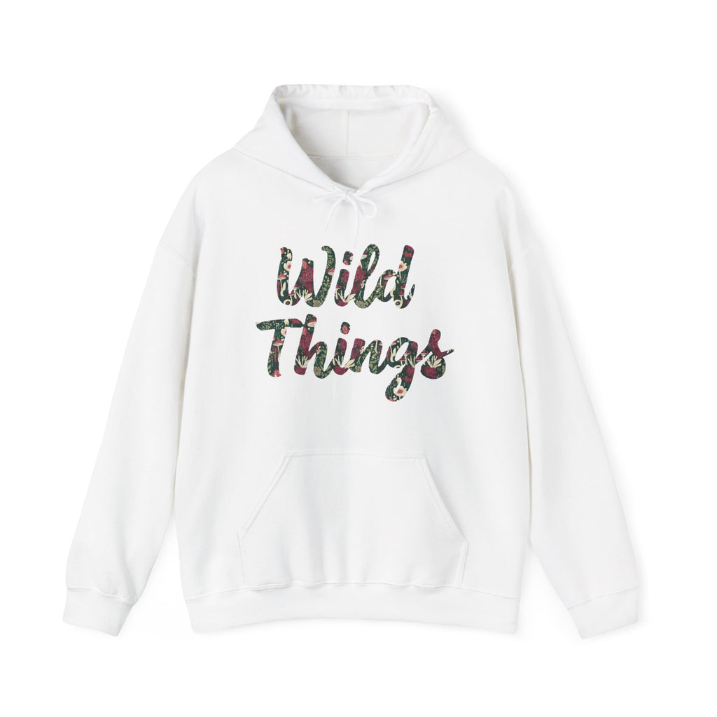 Wild Things Floral Mushroom Hoodie Sweatshirt