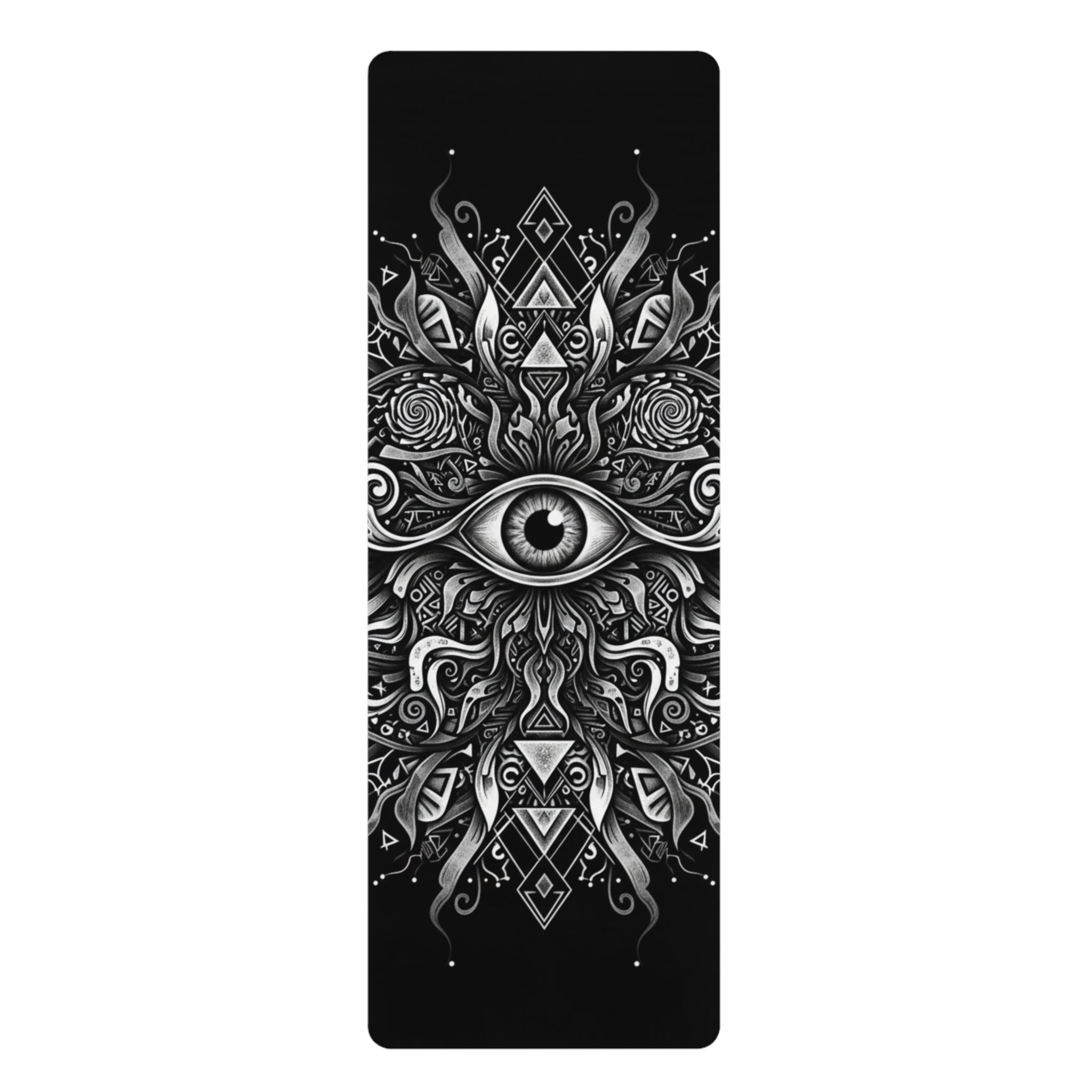 Mystical Eye Mandala Collection Rubber Yoga Mat