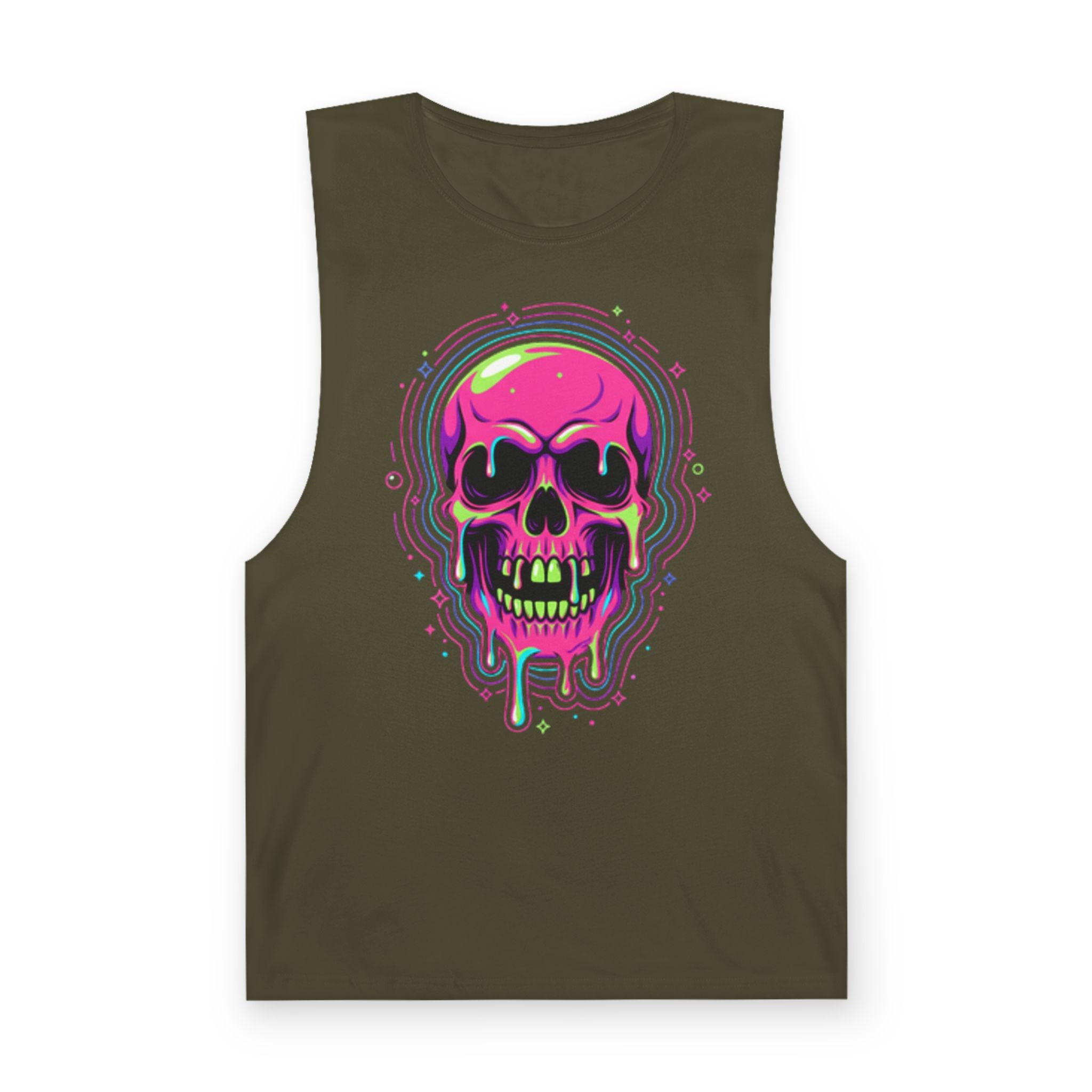Acid Trip Skull Collection Graphic Muscle Tank