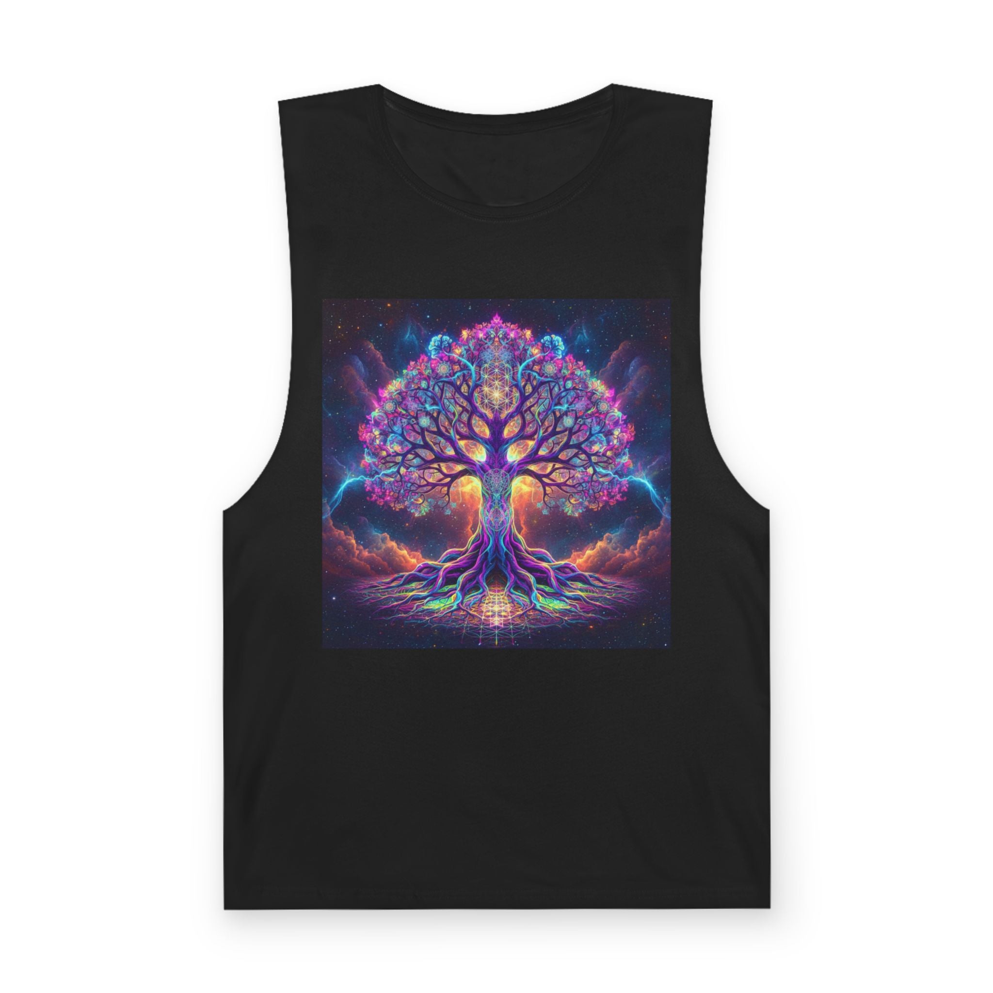 Psychedelic Tree of Life Collection Muscle Tank Top