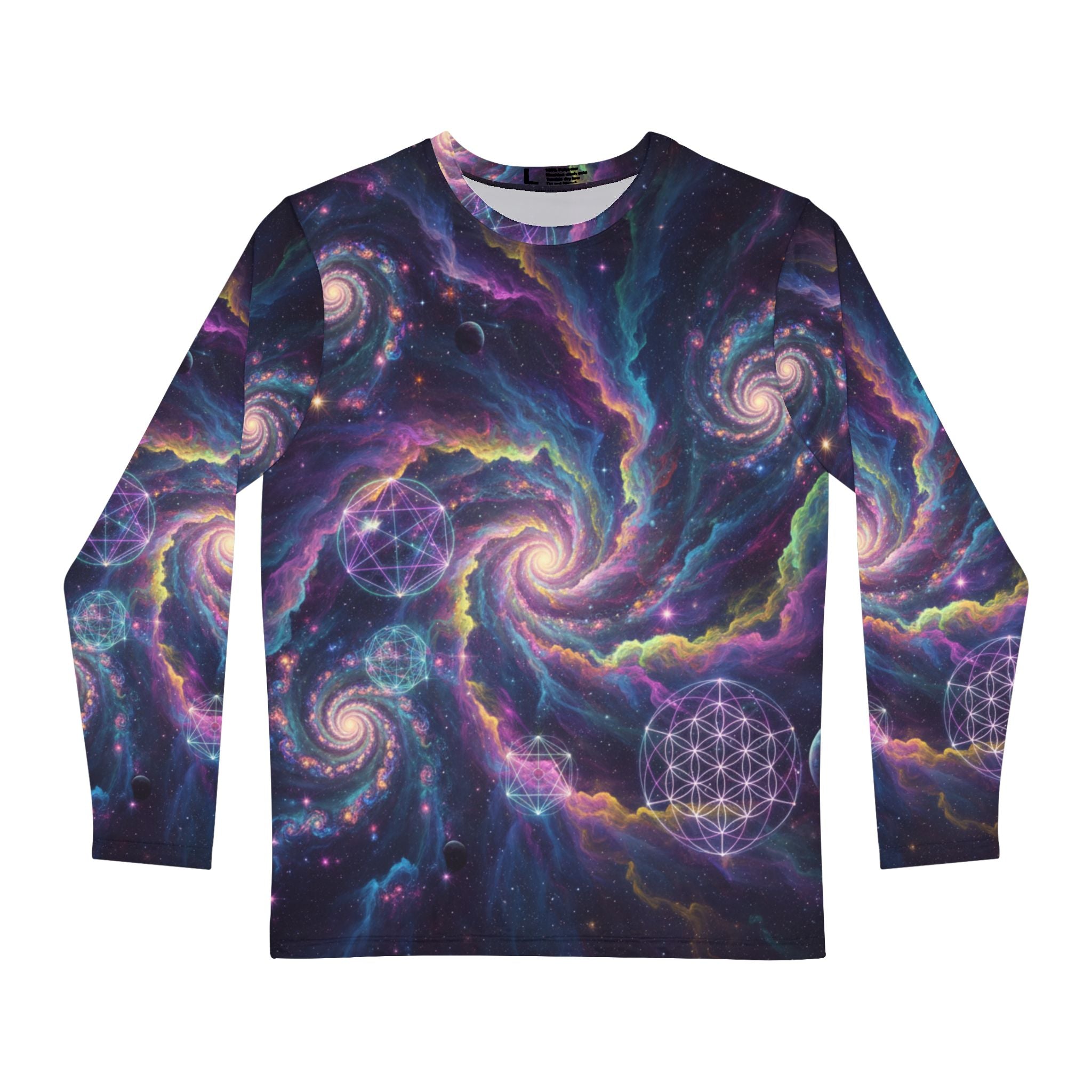 Galaxy Spiral Long Sleeve Shirt