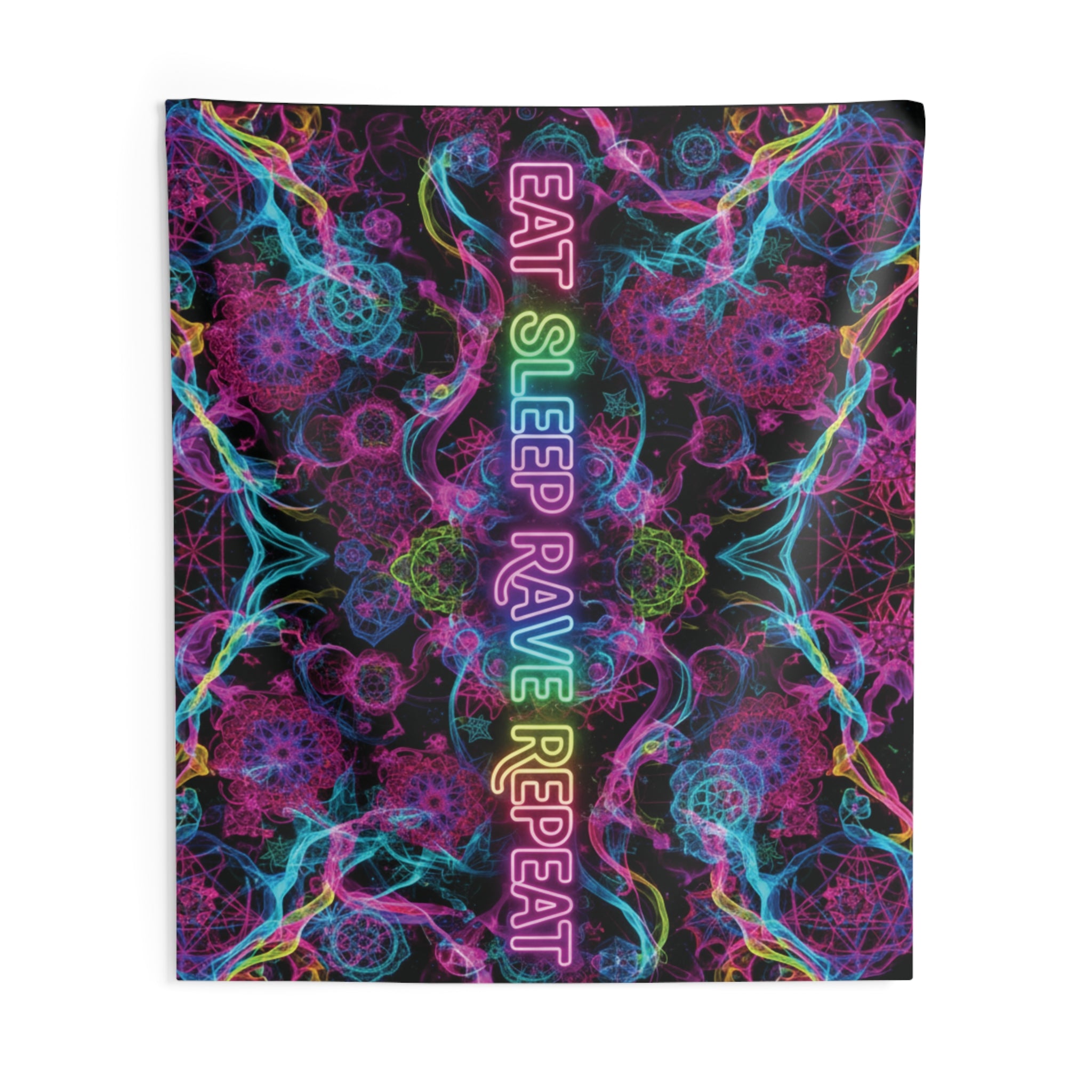Eat Sleep Rave Repeat Tapestry