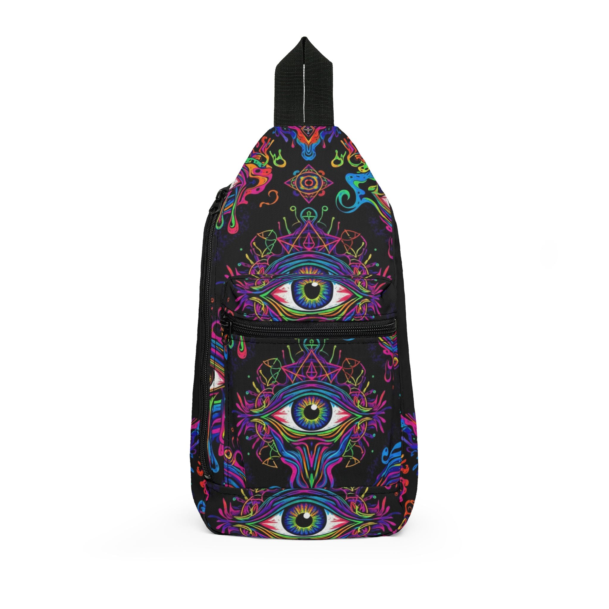 Mystic Third Eye Sling Bag - Psychedelic Spiritual Crossbody for Festivals & Everyday
