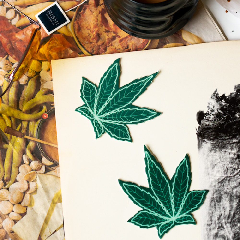 5-Pack: Indica Pot Leaf: Green Weed Nipple Pasties  by Pastease® o/s