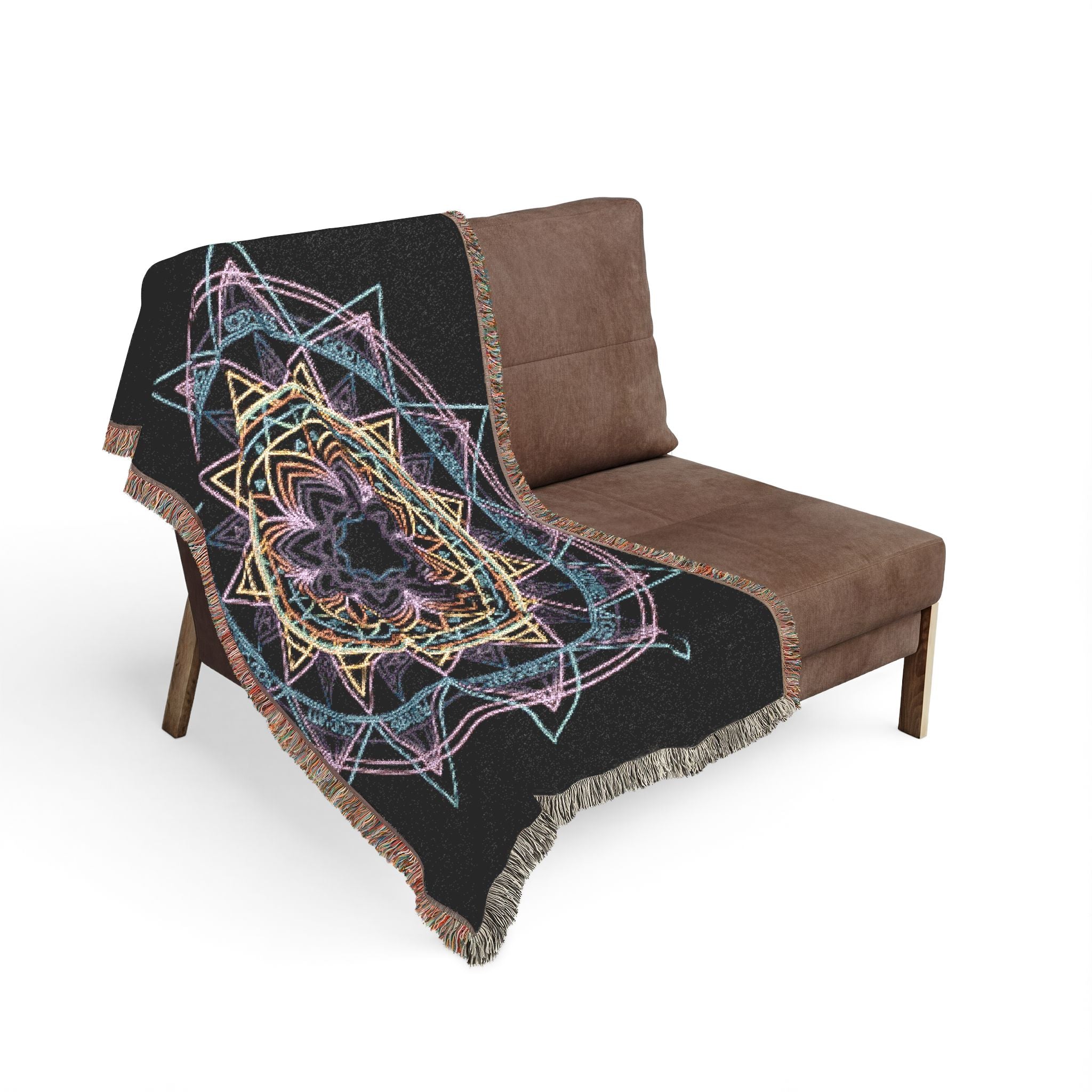 Afghan Woven Blanket — Cozy Handwoven Throw
